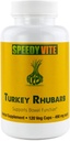 快速Vite土耳其 Rhubarb公式 支持 Bowel 函数 * * 包含 Cascara Sagrada, Senna, Psyllium, Aloe Vera, Slippery Elm and More (1x120 Veg Caps) 的 Colon Detox and Cleanse 公式