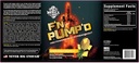 "Merica Labz F'N Pump'D 无兴奋剂,Nitric Oxide, Fully Dosed, Pump PreWorkout Powder (20 series) (上下菠萝)"