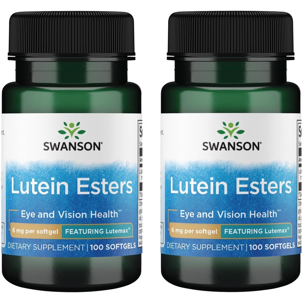 Swanson Lutein Esters - 装配Lutemax 6 mg 100 Sgels(2包)