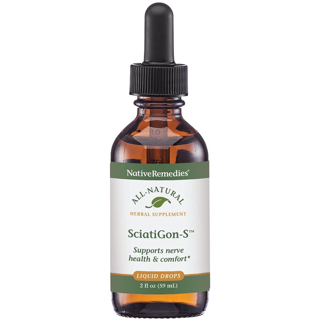 SciatiGon-S-S-S-Suciatic Nerve Comfort的所有天然草药补充剂 - 59毫升
