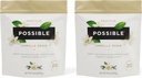 蛋白粉 香草豆 - 20g of Vegan, 植物蛋白混合剂 - 非GMO, Non-Dairy, Gluten-free - 3.5g of BCAAs - 9 基本氨基酸 - 30天供应 - 2袋,30种服务