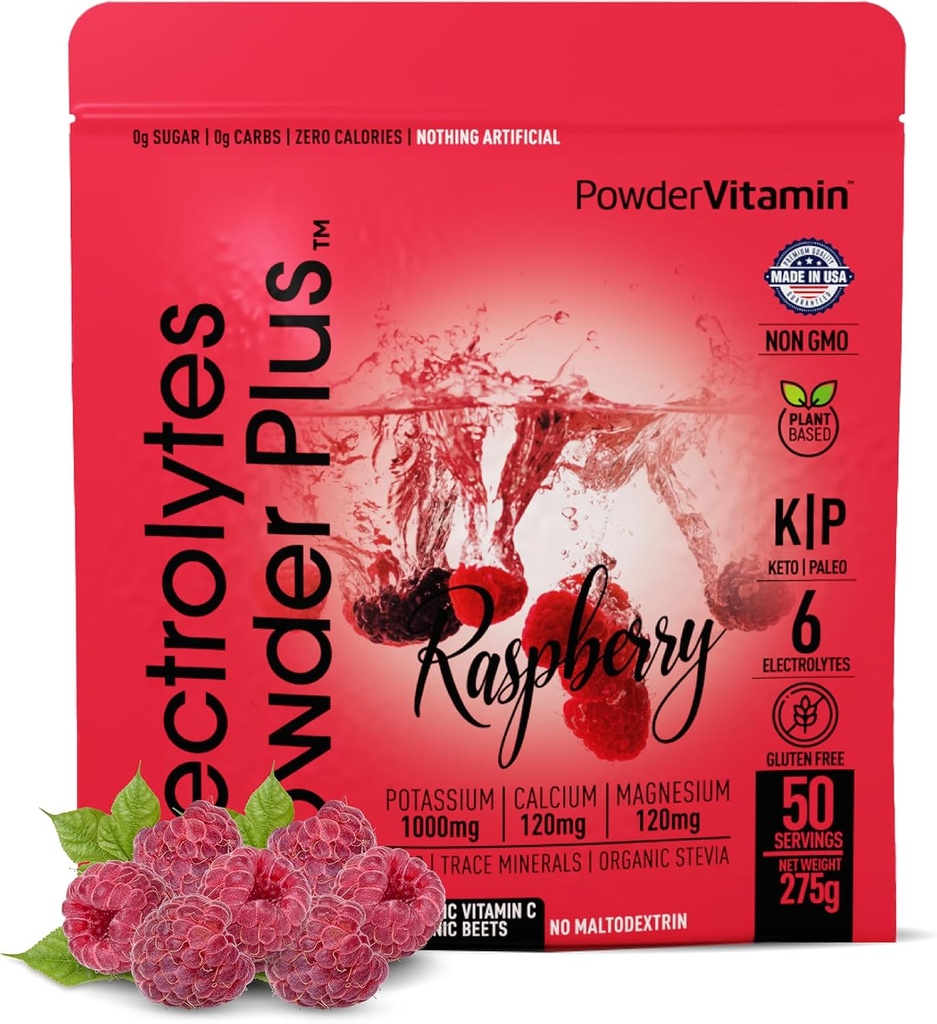 粉末维生素加电解剂 粉末加电解剂 粉末加电解剂 零卡路里 Keto, 0 糖,无 Maltodextin 1100mg 钾,120mg 钙,120mg 镁,水化粉