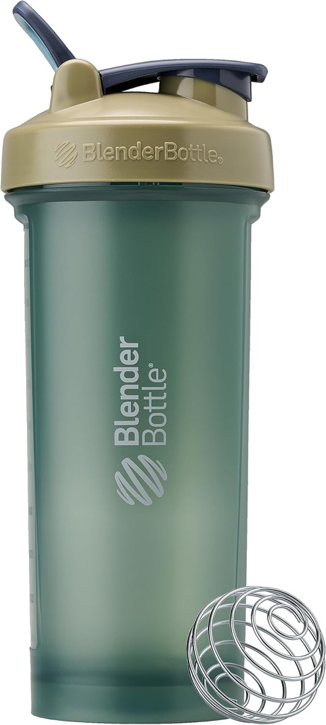 BlenderBottle Classic V2 摇摆瓶 完美地用于蛋白质摇摆和前置工作,4-Ounce,全彩 Tan