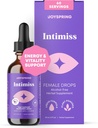 JoySpring Herbal Libido 支持女性 — — 霍尼山羊杂草和Ashwagandha 液滴 — Maca Root, Fenugreek, 以及Red Ginsen促进健康和生命力