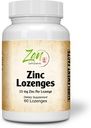 Zen补充剂 - Zinc Lozenges 15 Mg Immune支持抗氧化剂补充剂 & Great Tasting Zinc 60-Lozenge
