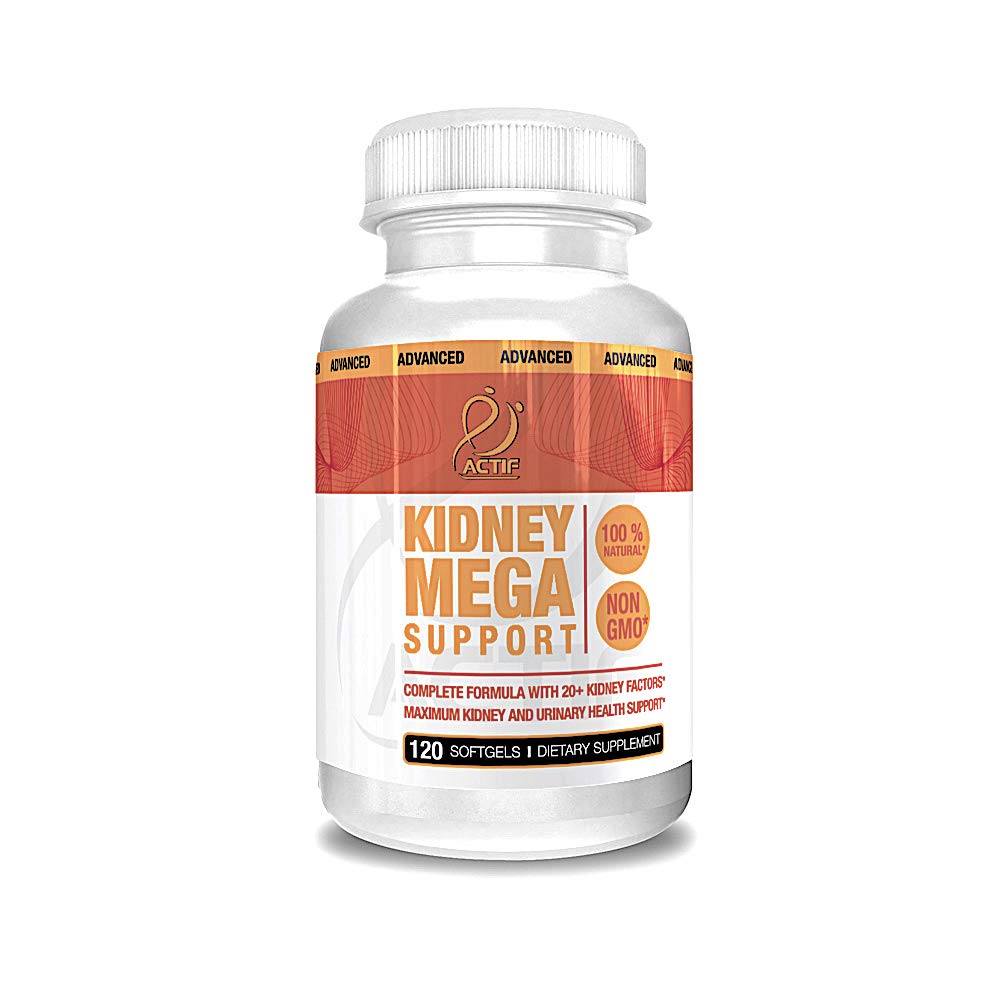 Actif Kedney Mega Support with 10+ 高级因子, 靴子健康肾功能, Kedney Cleanse, 非GMO, 快动作, 在美国制造, 120个计数