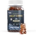 Shilajit Gummys 1000mg, 纯喜马拉雅 Shilajit 补充品, Trace Minerals高端, 能量免疫健康支持 - 60 Counter
