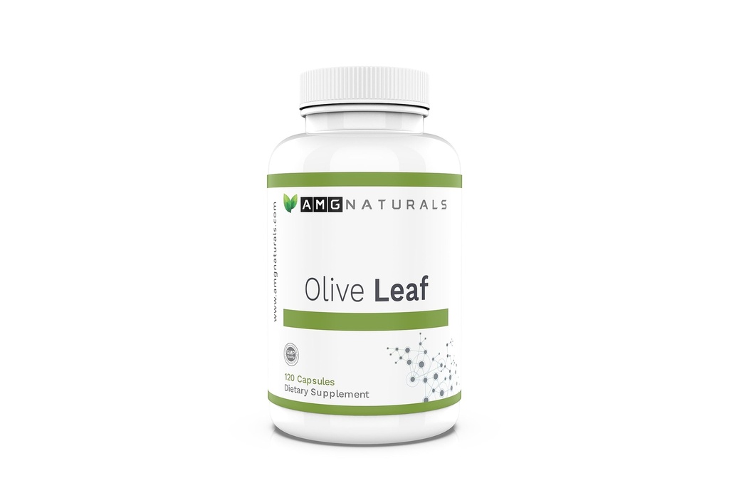 Olive Leaf - 没有Binders,没有填充器,只有纯草药支持 - 120 Capsules