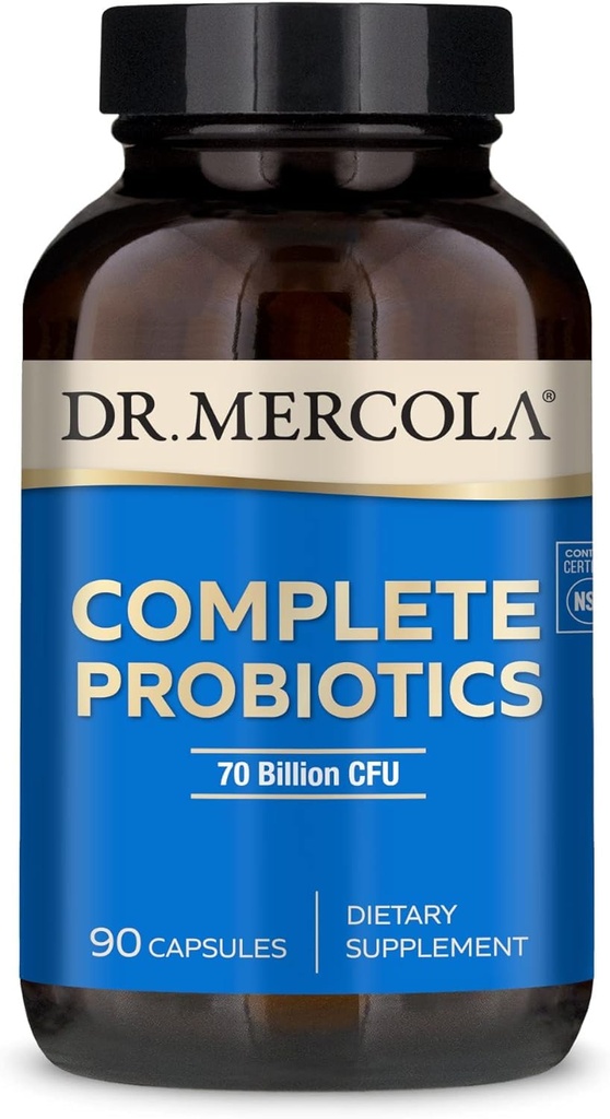Mercola博士 完整的Probiotics - 90 services - 每日Probiotic 补编 - 70亿 CPU - 酸和Bile Resistant - 促进消化性健康和支持免疫系统