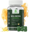 Sea Moss Gummys – 威力1500mg 服务 → 注入Bladderwrack, Burdock Root, 黑种子 & Ashwagandha → 有机海 Moss → Lemon Flamvor – 60 Gummys