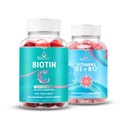 BeLive Biotin and multivitamin D3 & B12 毛发生长、健康皮肤和钉子、增强骨骼和肌肉力量、心脏健康和能源包