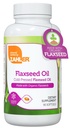 扎赫勒有机软糖籽油 - 1000mg软糖 - 有机Omega 3 ALA 补充剂 - 科舍尔 Non-GMO Gluten Free Vegetarian - Flaxseed (90 Counter)