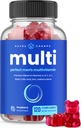 NutraChamps Multivitamin for Men 14+ QQ Mens Multivitamin Gummys, 120 维他命伯爵 A, B, C, D, E, Biotin, Zinc Mens Gummy Multivitamins Supplement QQQ Chewable Daily Multigumy Vitamins for Men