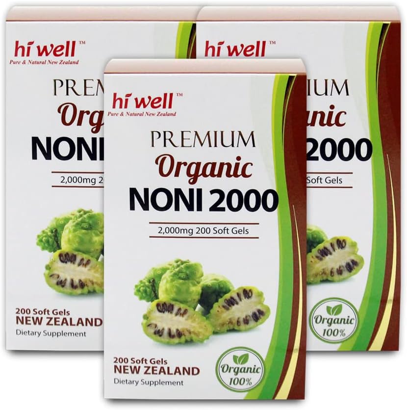 (包 3) Hi Well Premium Noni 2000 200 软胶
