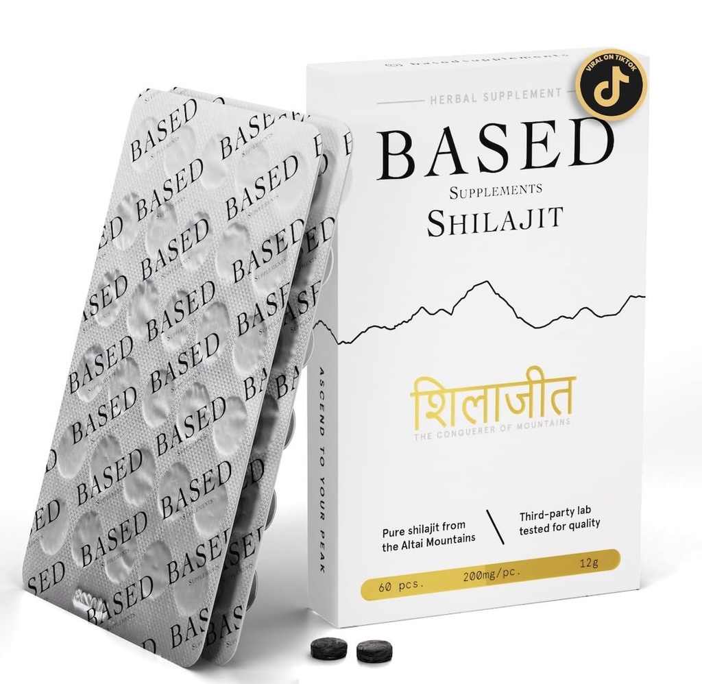 配有 Max Potency 的 Shilajit 纯 Shilajit 板块 能量和免疫支持 富尔维奇酸 和 85+ 追踪矿物,60块平板