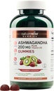 NatureWise Ashwagandha Gummys - 草莓 Kiwi - KSM-66 配有维生素D3 - 镇定Mood支持 - 蔬菜 - 非GMO, Gelatin和Gluten Free - 180 Count [3-Month Supplement] (英语).