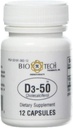 生技药用维生素D3(D3-50 50k IU,12 Counter)