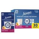 Juven Therapeutic Nutrition Drink Powder Including Collagen Peptides, Amino Acids, and HMB For Wound Healing Support, Fruit Punch, 30 Packets