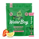(原始内容存档于2018-09-29) (英语). Waterboy Workingout Hydrition QQ 2,960mg 糖无电解质 Powter Packets L-Glutamine + Vitamins → No Sugar, All Natural, Gluten Free → 15 Drinking Stick Mixes (Strawberry Lemonade).