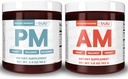 AMPM 营养:启动的早晨(AM) + 和平的午夜(PM) 以耐久的能量为你的节日加油,享受休息的夜晚——能源、泥炭、睡眠支持和古特健康综合方案