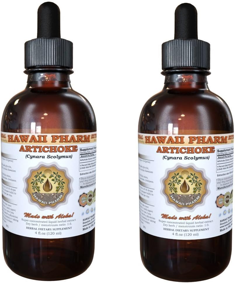 Artichoke 液体提取物,有机亚铁(Cynara scolymus) Tincture 2x4 oz