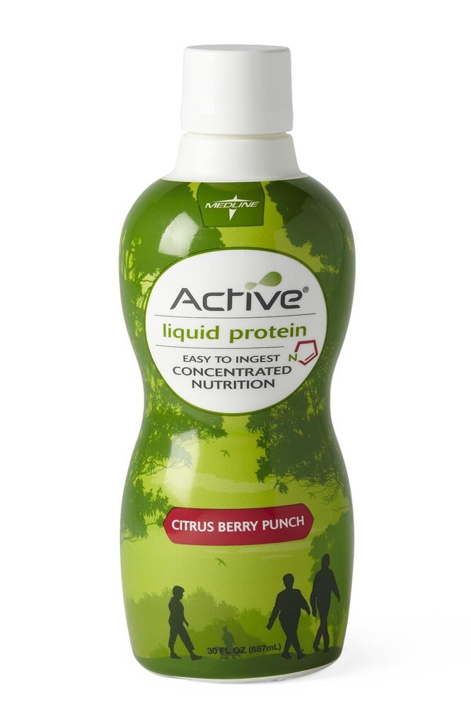 活性液体蛋白质、Citrus Berry Punch, 30-oz, 15-g蛋白(包装4)