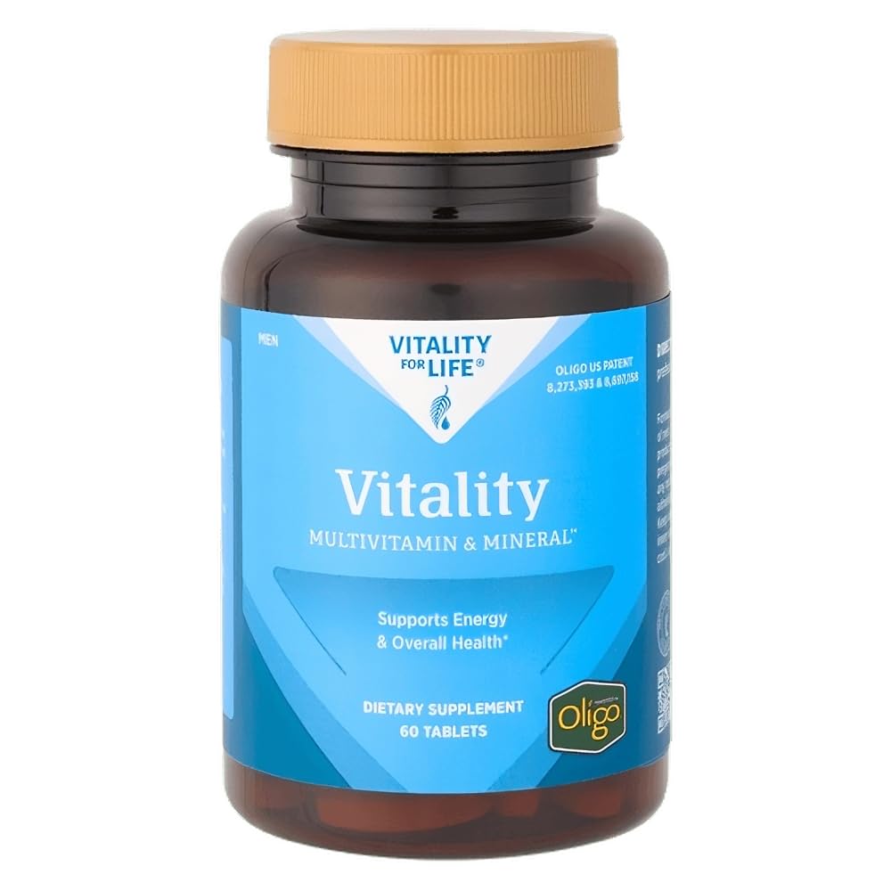 Melaleuca Multivitamin 和 Ministry Supplements for Men, Powered by Oligo (60 片) 维生男性 多维生素支持 能源与总体健康