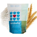 Cerabeta Barley Beta-Glucan Daily Supplement Powder, 4-in-1 天然纤维,单一成份,无糖,非GMO.