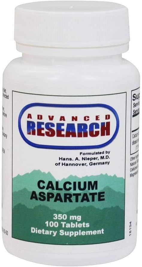 NCI Hans Nieper Calcium Apartate Taps, 350 Mg, 100 Countries 博士 汉斯·尼佩尔·卡尔西姆·阿斯帕蒂姆(英语: