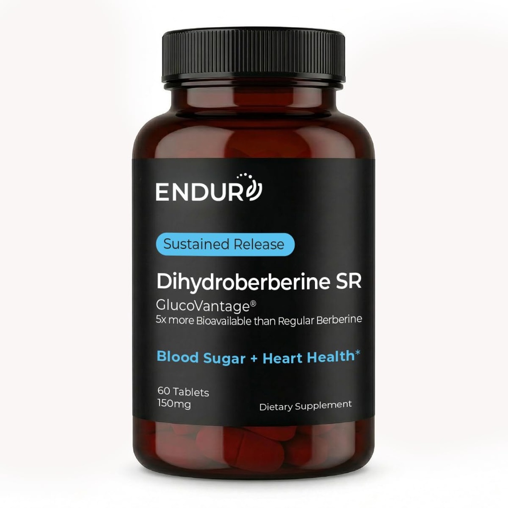 Endur Dihydroberine SR,支持血糖健康与代谢,对体重管理支持大有帮助,Gluten Free,150mg(60平板)
