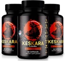 (3 Pack) Keskara Pills for Men, Keskara Capsules, Keskara Male 补编,Premium性能支持,肌肉生长和总体健康自然公式,官方审查(180 Capsules)