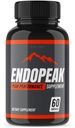 rize 实验室 - Endopeak Peak Performance Capsules for Men, 最大强度,超纯非GMO Vegan 补充,高级公式(60 Capsules)
