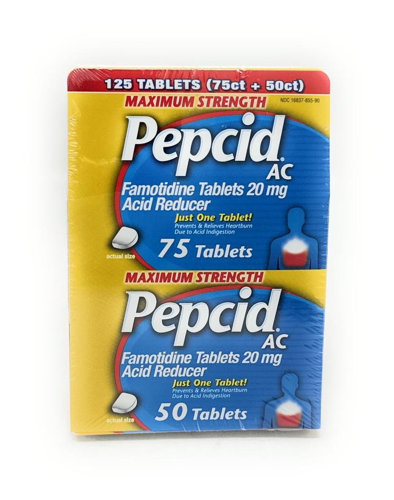 Pepcid AC 减酸器最大强度 - 125片