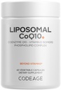 编码 Liposomal CoQ10 补充 - 125 mg Coenzyme Q10 配有维生素E异构体 Tocopherols - 2-Month供应 - 1 Capsule Per Service - Liposomal 交付 - Vegan,非GMO,无胶囊 - 60 Capsules