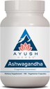 Ayush Herbs Ashwagandha Capsules - Ashwagandha for Men & Men and Women, Ashwagandha 补充品,纯 Ashwagandha 根粉治疗压力,每药500毫克 - 120个蔬菜卡普莱(1个计数)