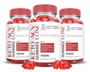 (3 Pack) Luxe Keto ACV Gummies Advanced Formula 1000MG Luxe Keto Gummies Apple Cider Vinegar Formulated with Pomegranate Beet Juice Powder B12 Vegan Non GMO 180 Gummys