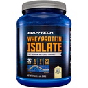 BodyTech Whei蛋白蛋白孤立粉,法国香草香草,每服25g蛋白,高浓度蛋白粉,含氨基酸和BCAAs供男女使用,Gluten Free,1.5磅,23枚