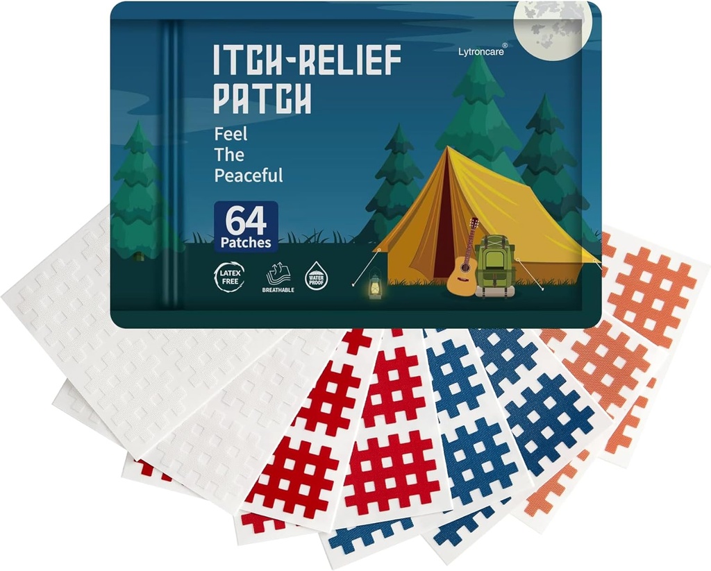 Bug Bite Itch Relief Patch for Kids (64 Counter), 路途旅行必需品给Kids, Natural Infedions (自然成份)