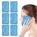 NEWGO 迷你冰包(6包) Gel Cold Packs 伤痕可复用,Face Ice Pack 面部外科手术,牙齿疼痛,疲倦的眼睛,孩子的靴子,布鲁斯,头痛,东北喂4.5"X 3.2"蓝