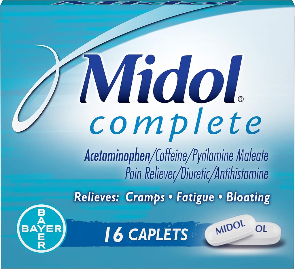 Midol 完整卡片 - 16个卡片,包3
