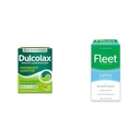 Dulcolax 过夜救济Laxative 50 伯爵和舰队 Saline Enema 成人便秘救济4瓶