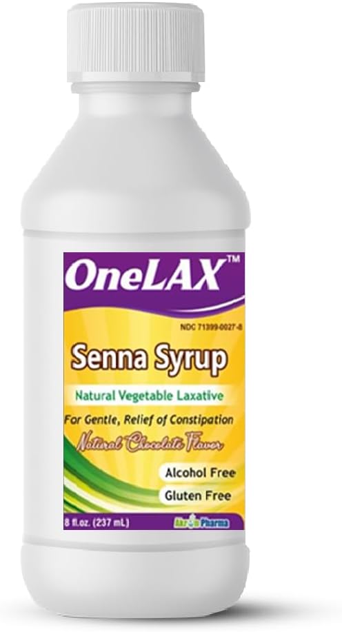 Senna Syrup → 天然蔬菜氧化剂(8fl.oz瓶) 天然巧克力火焰,用于Gentle,缓解便秘