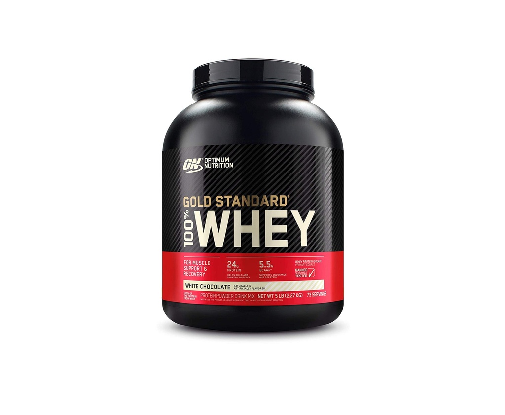 最佳营养金标准 100% Whey White巧克力 - 5磅
