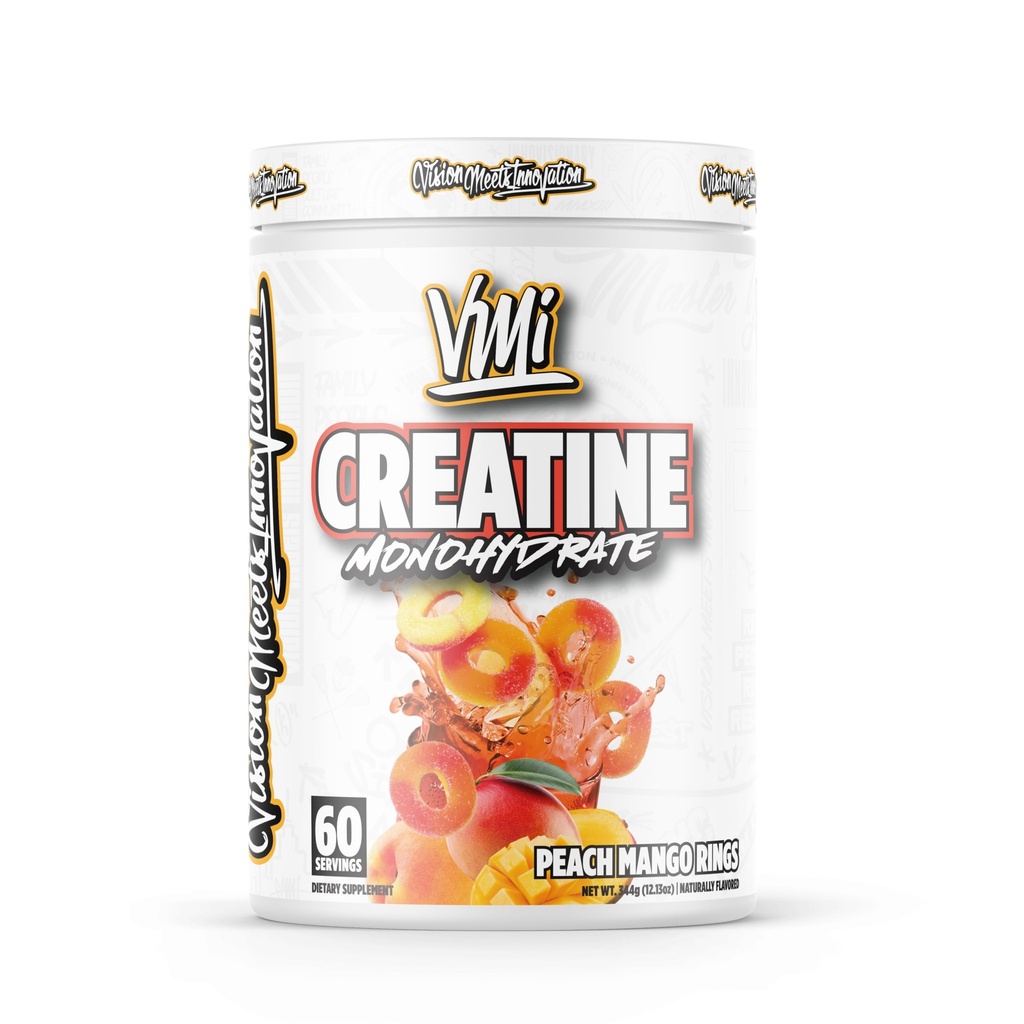 VMI 运动 Creatine 单水合物 火药 肌肉 大众 – 力量 – 大小 – 力量 – 功率 – 功率 – 5 格拉姆 – 功率 – 功率(60 功率 桃芒果环)