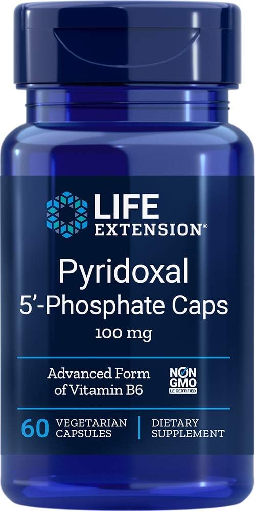 生命延长 Pyridoxal 5-Phosphate 100 Mg 植物学 Capsules, 60-Count(120) 维基语录链接:名人名言 - 分类