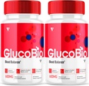 (2包) GlucoBio健康卡普尔斯 Gluco生物药丸 Gluco Bio Pills, Gluco Bio自然维生素整体健康与健康Glycogen支持补充, BioGluco Capsules (120 Capsules)