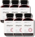 SMARTERNATION Ubiquinol 100mg + 天然植物制成 Omega 3 6 9 - 临床研究 Ahiflower ® Oil - 用于心脏支持的超吸收 CoQ10 - 非GMO - 360 Softgels [180日供应]
