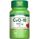 Nature's Truth CoQ10 100mg QQ 120 Softgels QQ 高吸收性NN-GMO & Gluten Free Coenzyme Supplement QQ 与黑胡椒提取器合编.