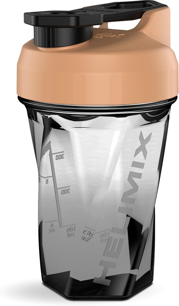 HELIMIX 1.5 Vortex Blender 摇摆瓶握住20oz |无摇摆球或Whisk |美国制造 |便携式预工作 Whei 蛋白质饮料摇摆杯 |混合鸡尾酒摇摆 |顶安全