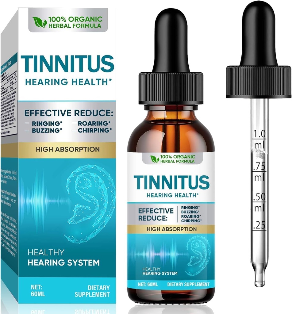 Tinnitus 环耳救济、天然耳环救助被堵耳、减少女男性耳噪声
